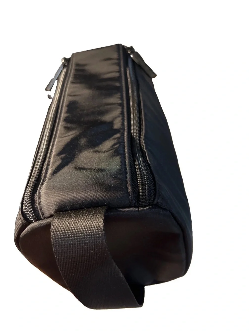 Gucci Black Beauty Toiletry Pouch with Logo 9”x4”x5”